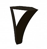 Piedini e strutture in metallo, piedini in plastica